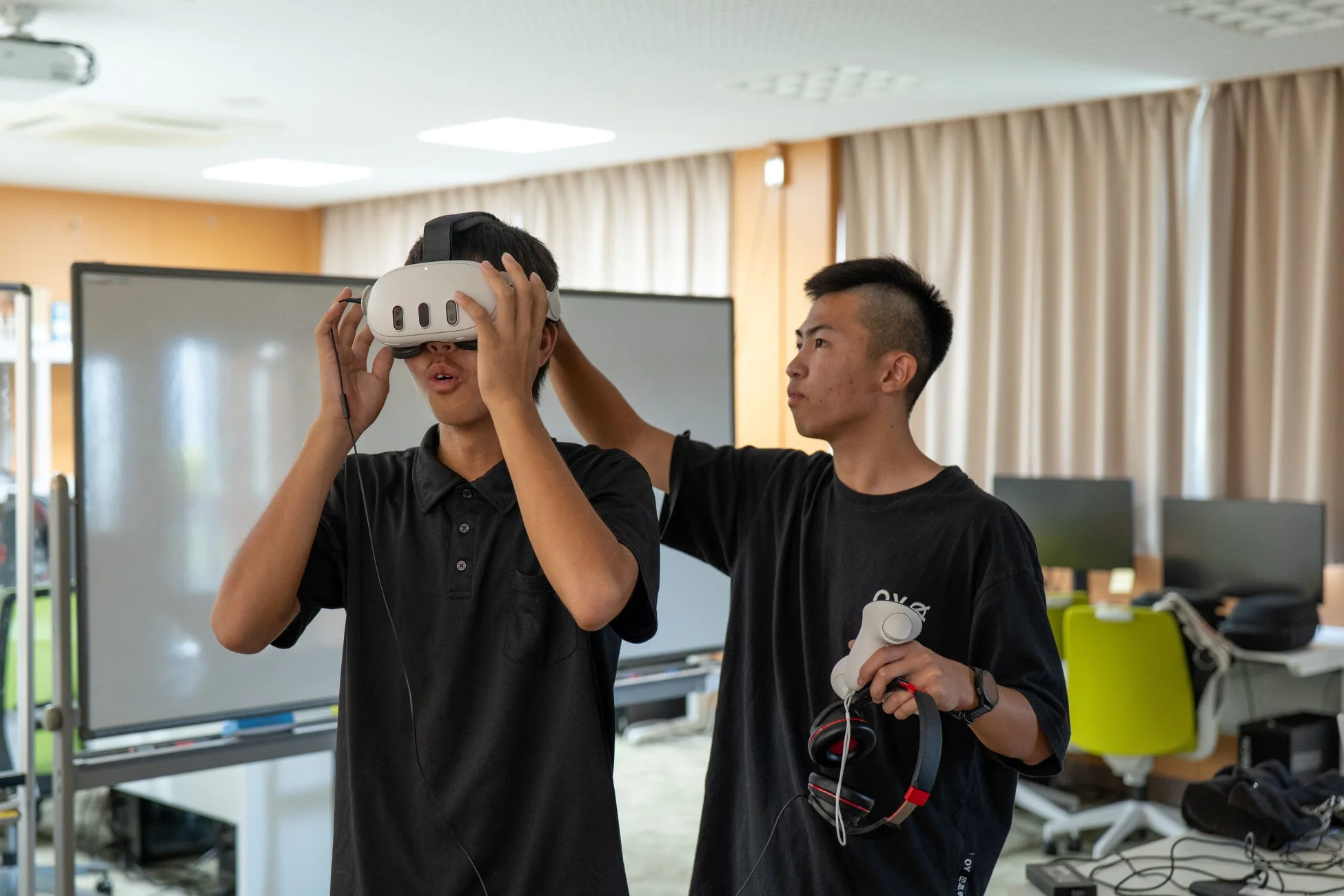 高専祭での体験会の様子