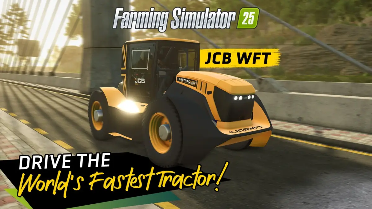 JCB WFTトラクターの走行画像