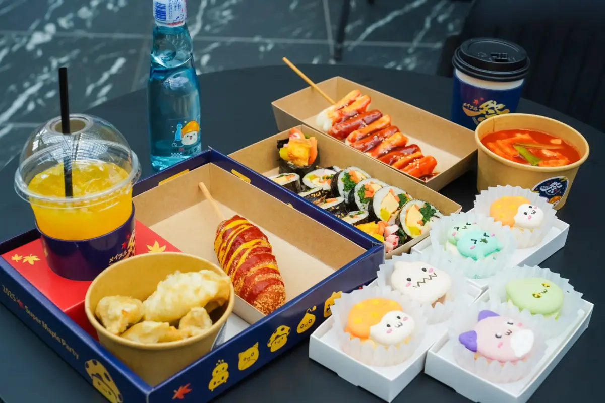 カフェスペースのメニュー