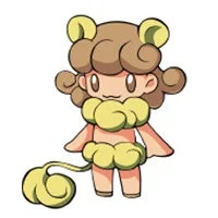 黄色い毛並みのキャラクター