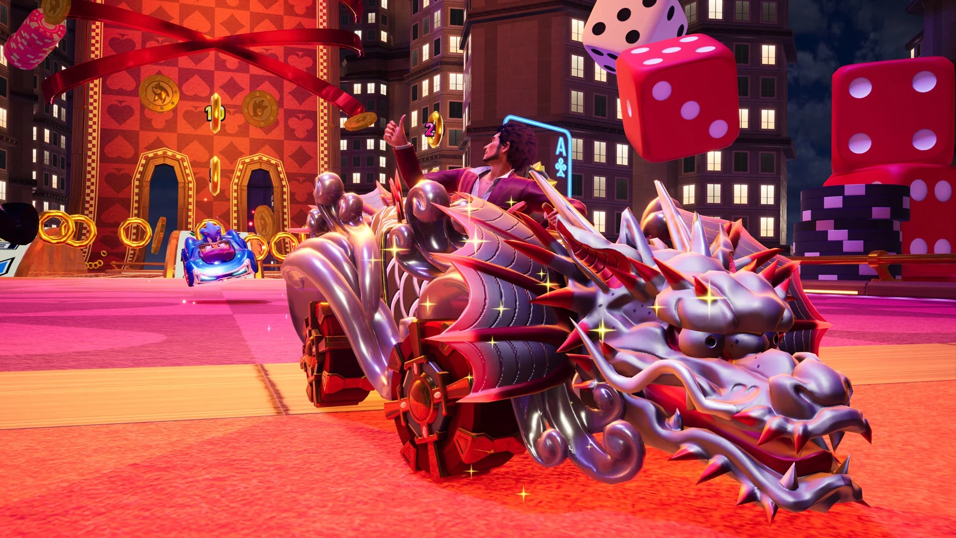 ゲーム画面(カジノ風コース)