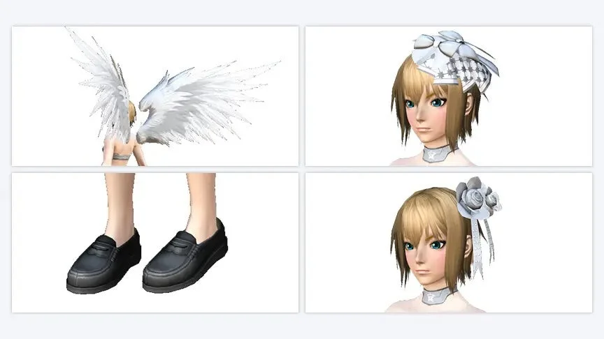 3Dアバター用パーツ