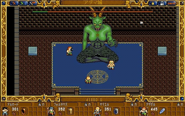 ダークセラフィム ゲーム画面