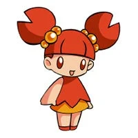 赤髪ツインテールキャラクター