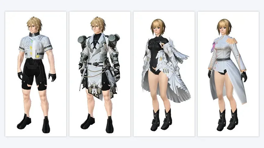 ゲームキャラクターの衣装