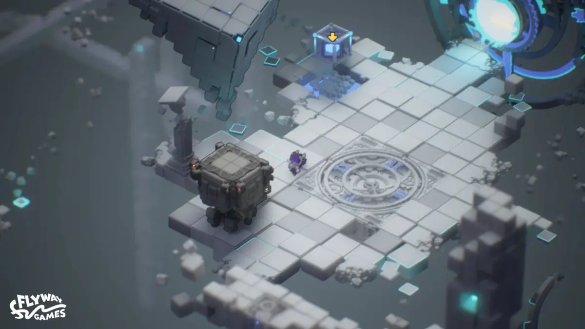 Isometric game screen