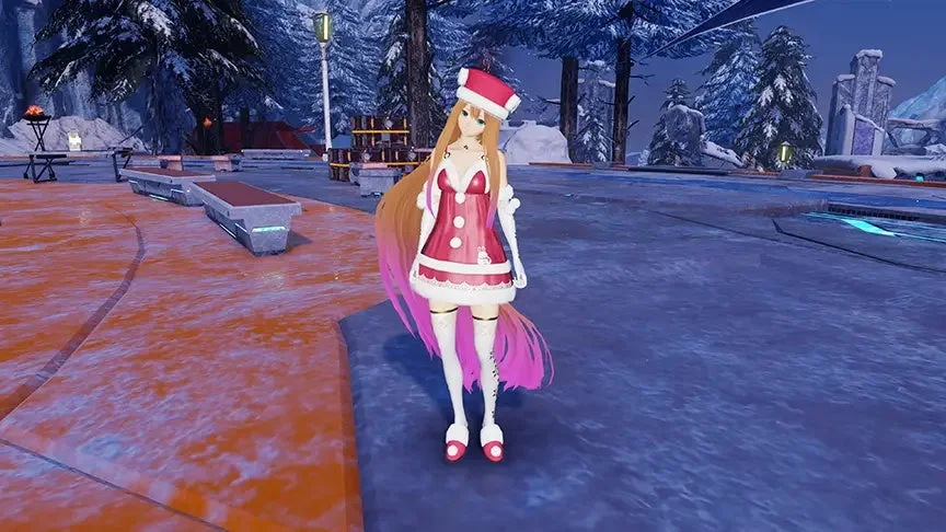 アニメ,キャラクター,クリスマス,サンタコス,ファンタジー