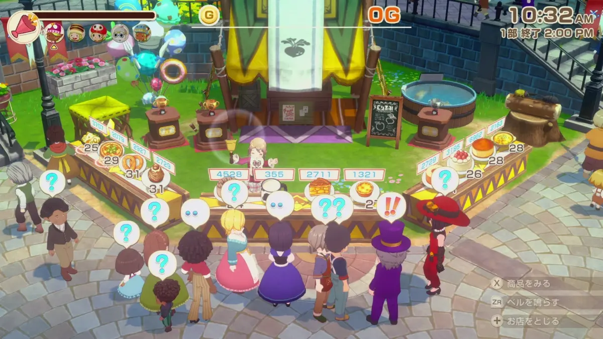 賑やかなバザールの様子