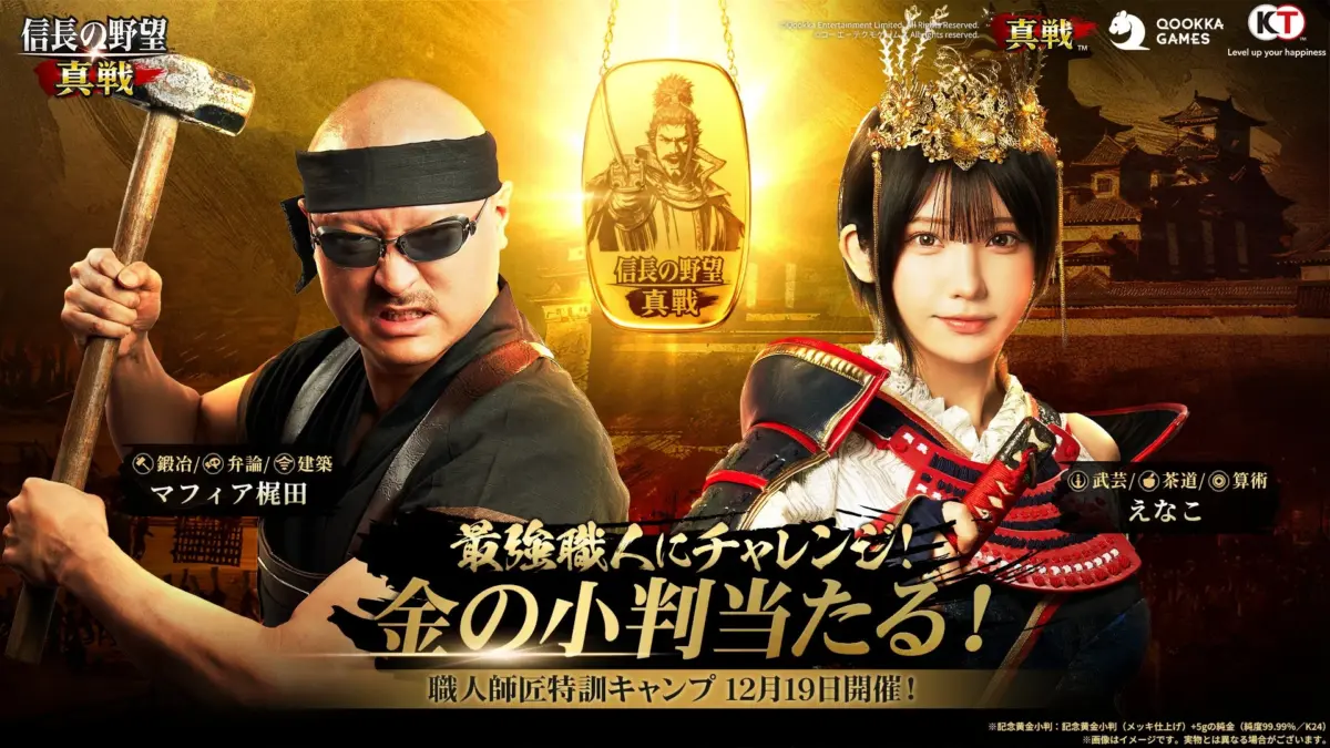 マフィア梶田&えなこが職人師匠として登場