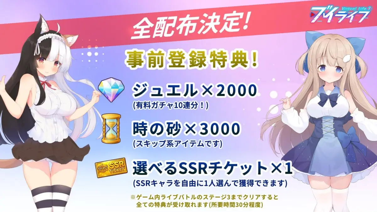 事前登録特典の紹介