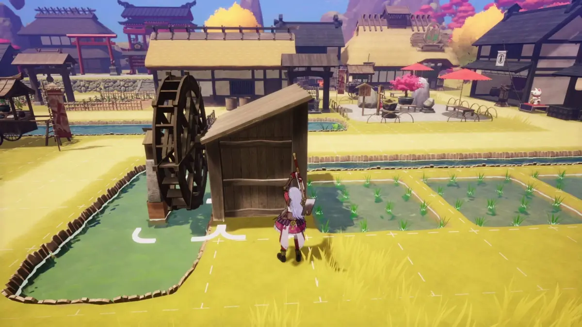 里山づくり 水車