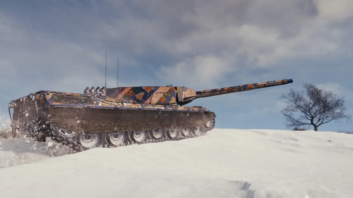 Fantômeの雪原走行、ジンジャーブレッド柄