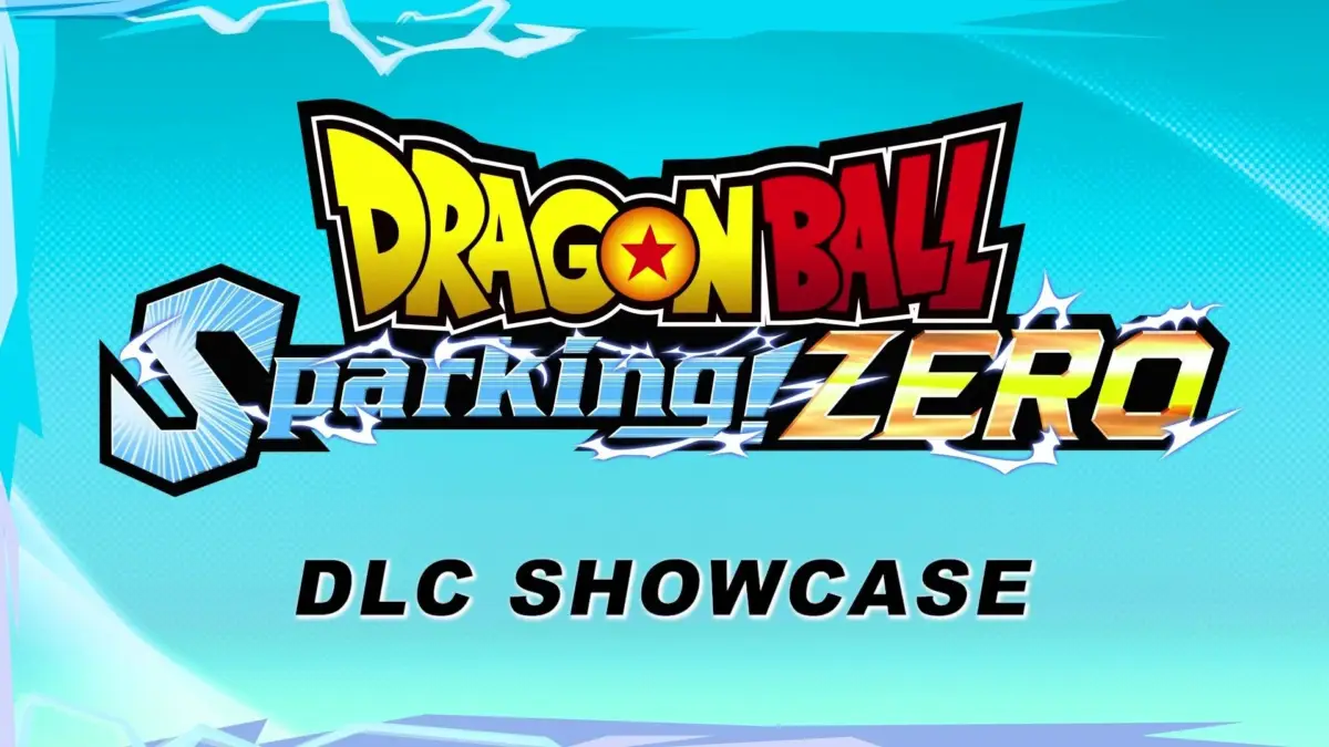 『DRAGON BALL Sparking! ZERO』のロゴと「DLC SHOWCASE」の文字が描かれた画像です。