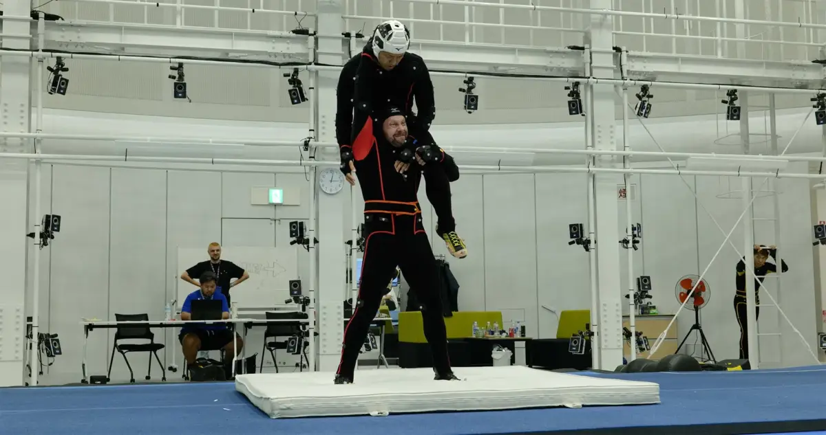 モーションキャプチャの様子