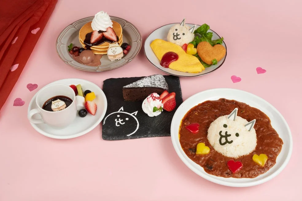 バレンタインをイメージした限定コラボメニュー