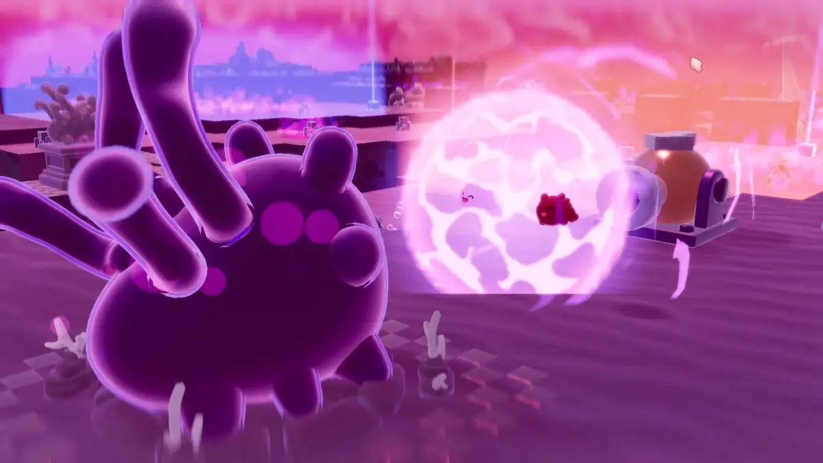 合体ナマコキャノンの発射