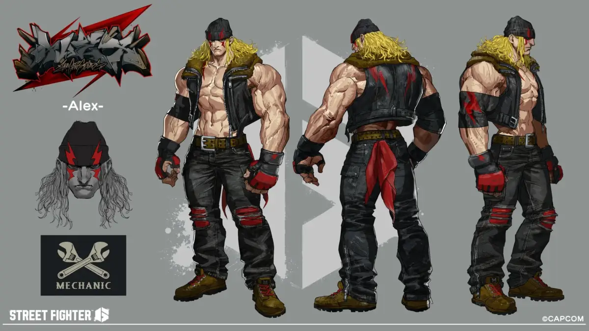 アレックスの全身像