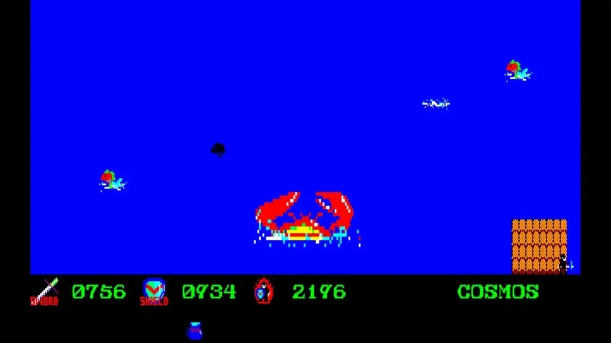 カレイジアスペルセウス ゲームプレイ画面