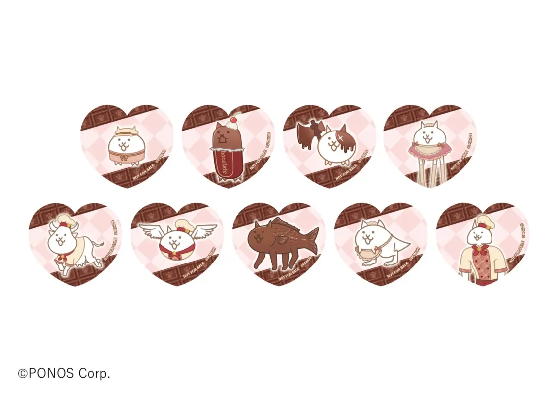 ハート型ステッカー