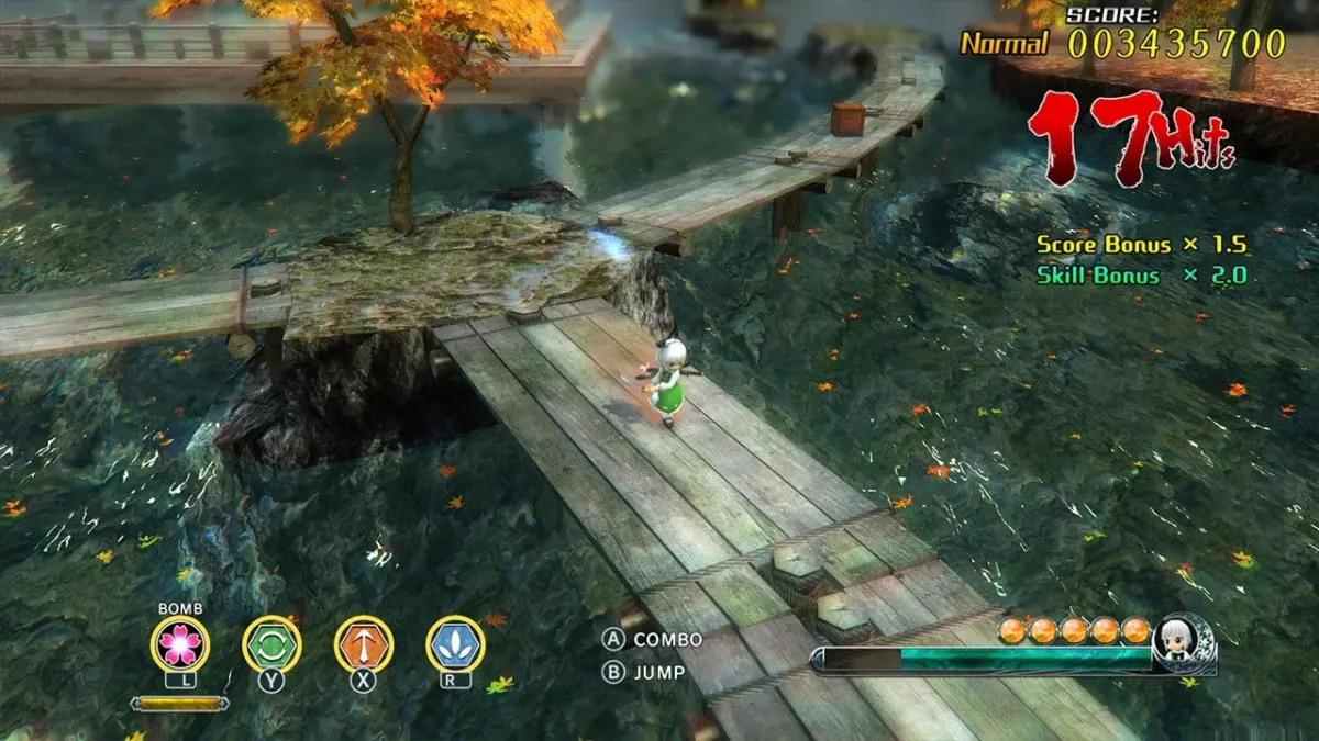 ゲームプレイ画面、ヒットボーナス表示