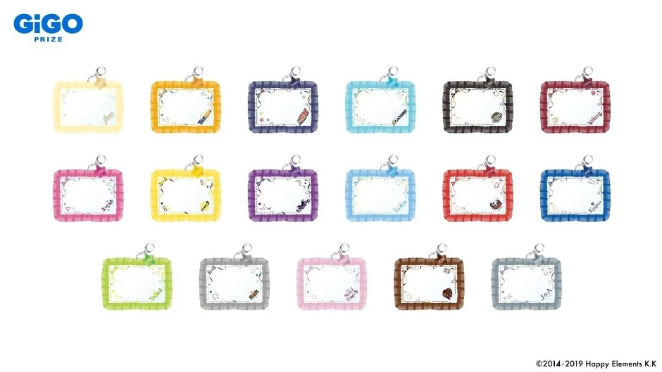 フリルとリボンキーホルダー