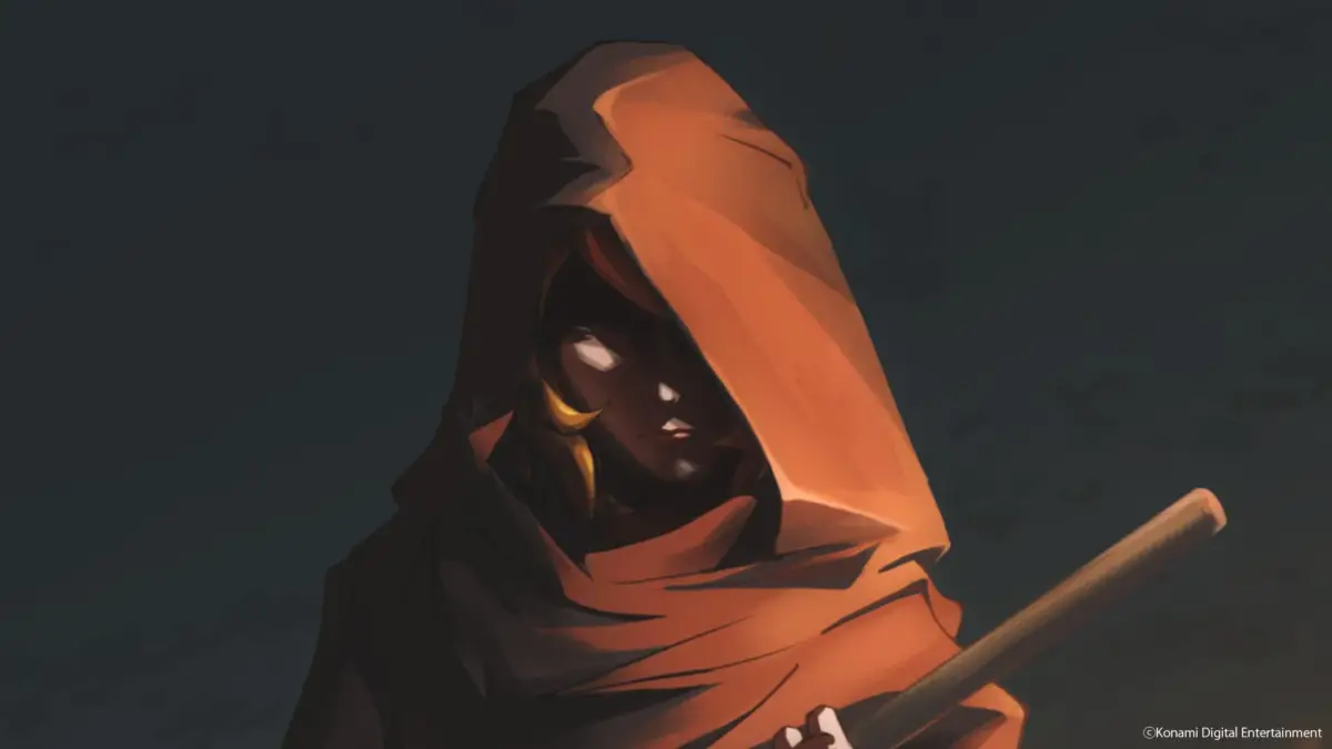 フードを被った謎の人物