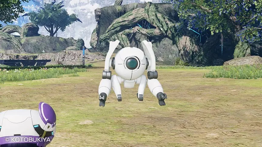 白い球体型ロボット