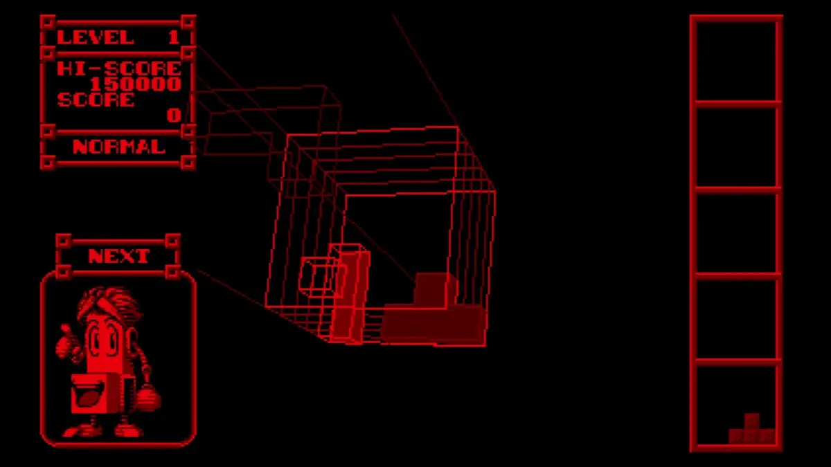 3D Tetris ゲーム画面