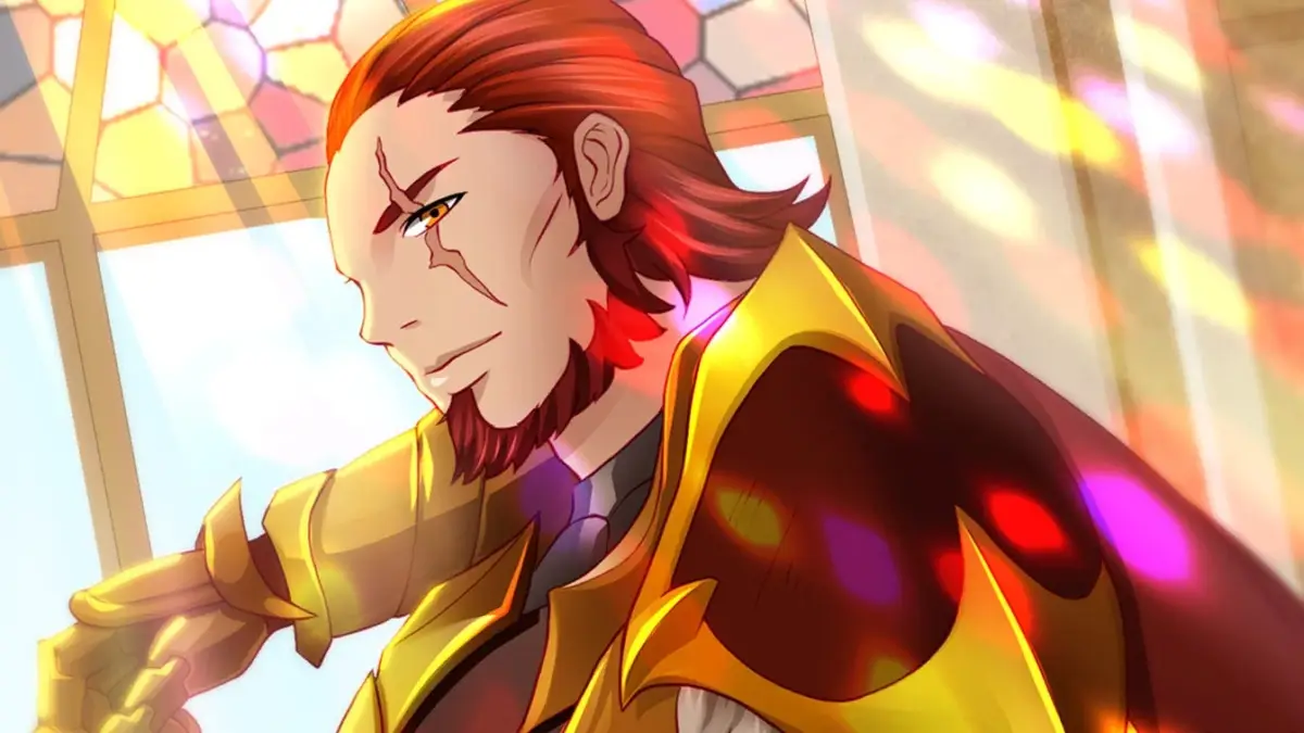 赤髪の男性キャラクター