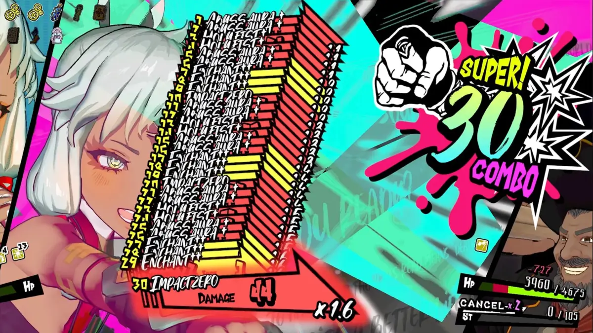 ANTHEM#9 コンボダメージ画面