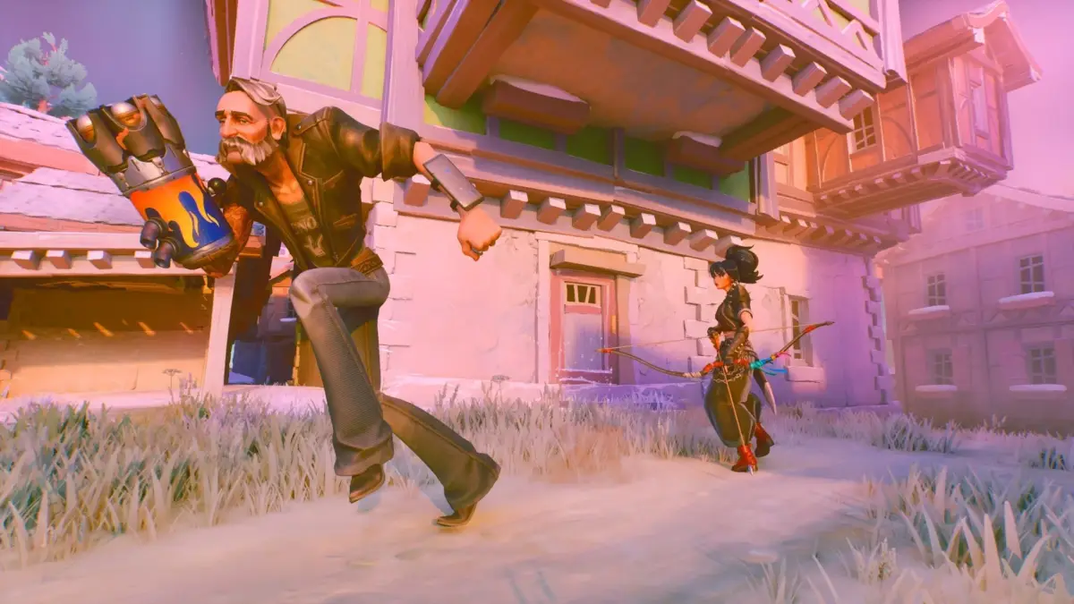 ファンタジー調の村のキャラクター