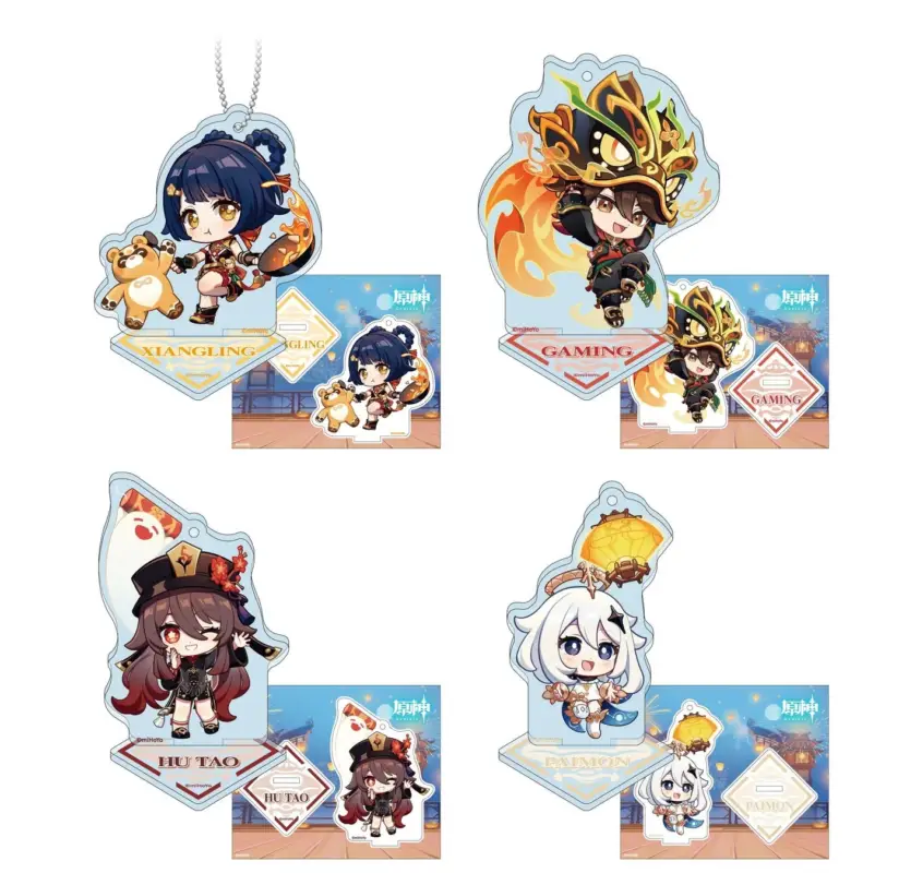 原神 アクリルスタンドキーホルダー