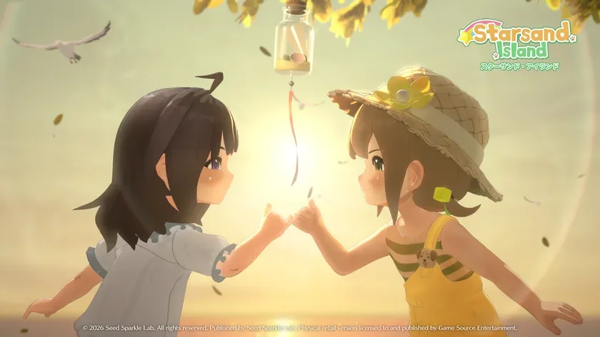 少女二人のイラスト