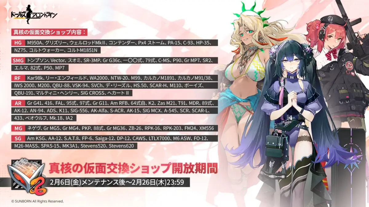 真核の仮面交換ショップ