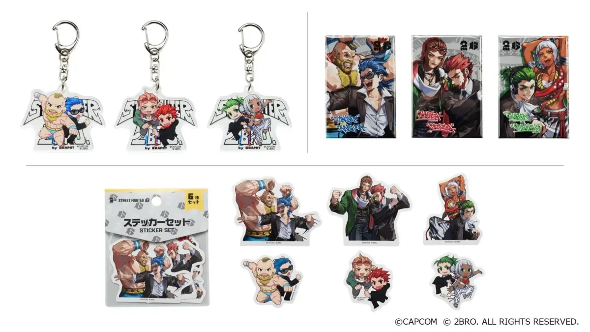 アクリルキーホルダー・マグネットセット・ステッカーセット