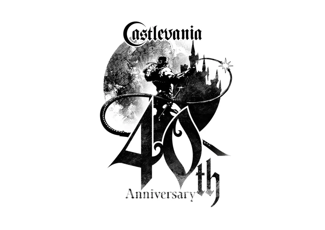 Castlevania 40th Anniversaryロゴ