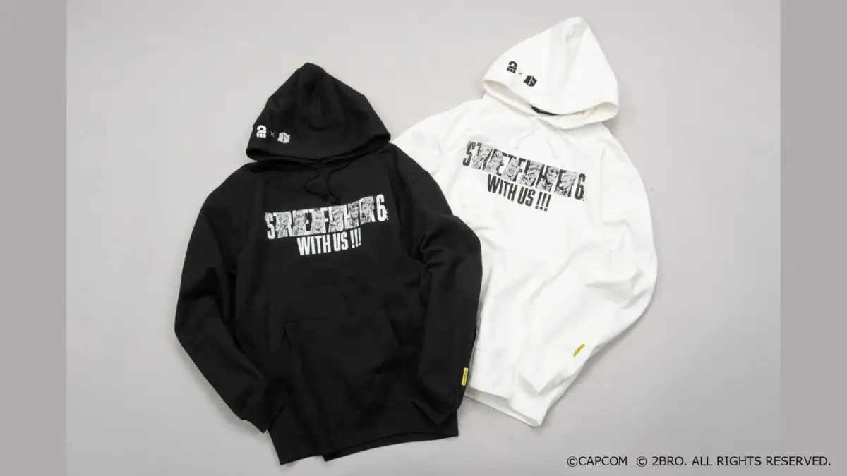 パーカー（Black / White）