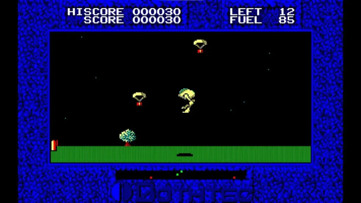 EGGコンソール エギー PC-8801 ゲーム画面