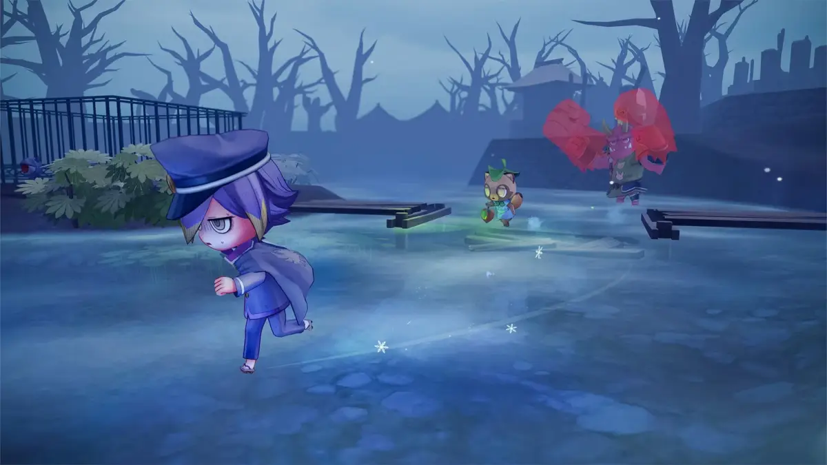 雪化粧したオバケの世界