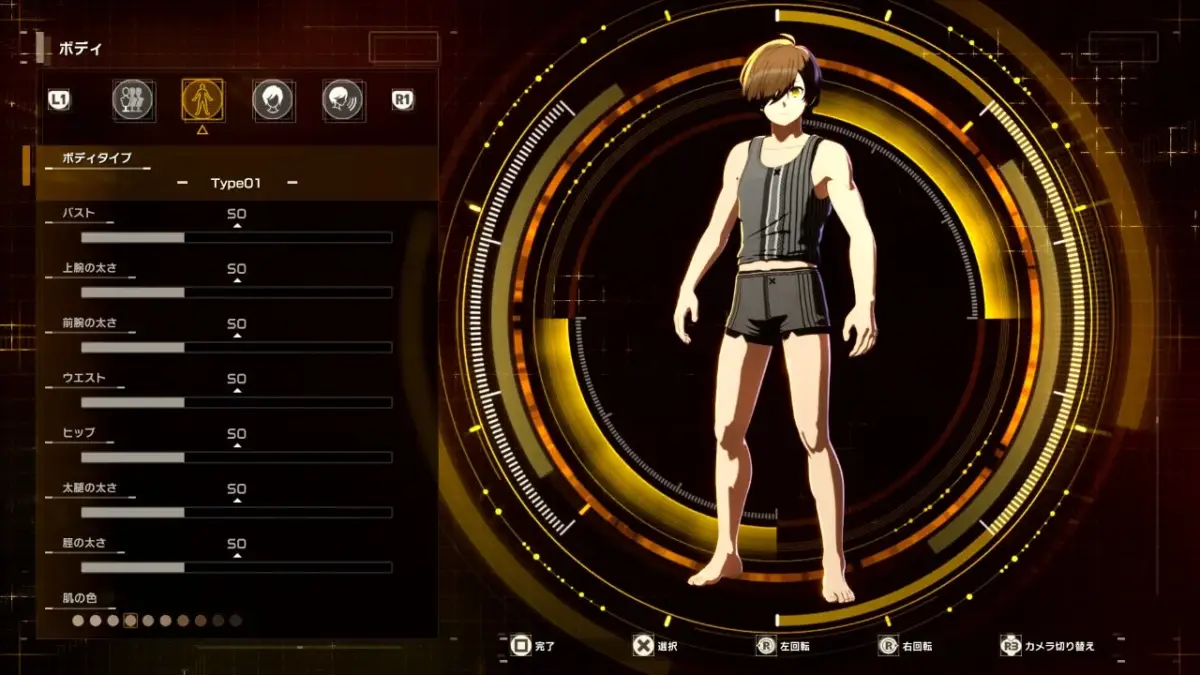 Echoes of Aincrad キャラクタークリエイト