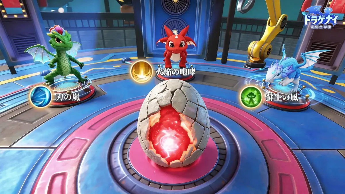 3種類の進化先から選択