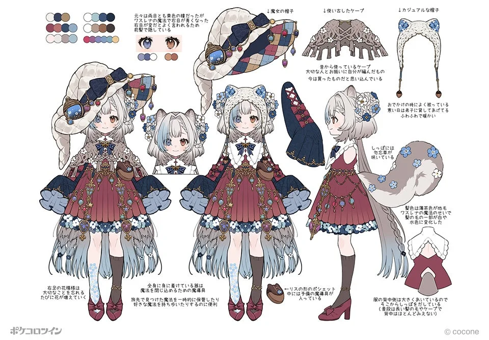 キービジュアル ラフ画・設定資料