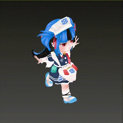 新兎わいゲーム内モーション