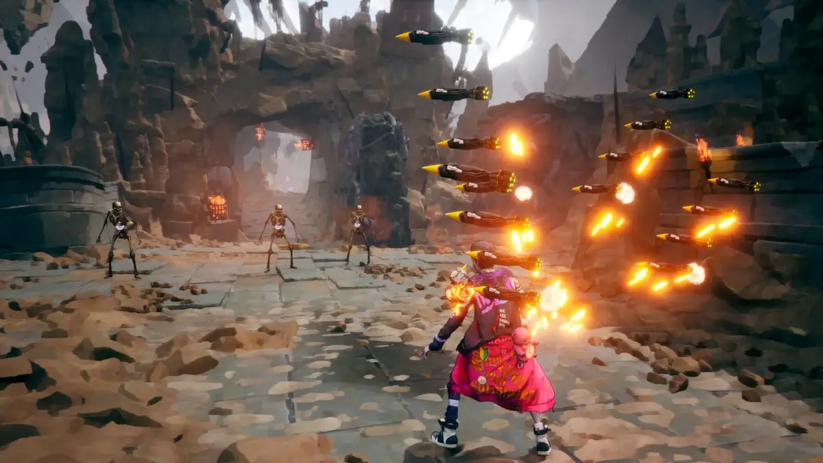 ミサイルポッドアクション