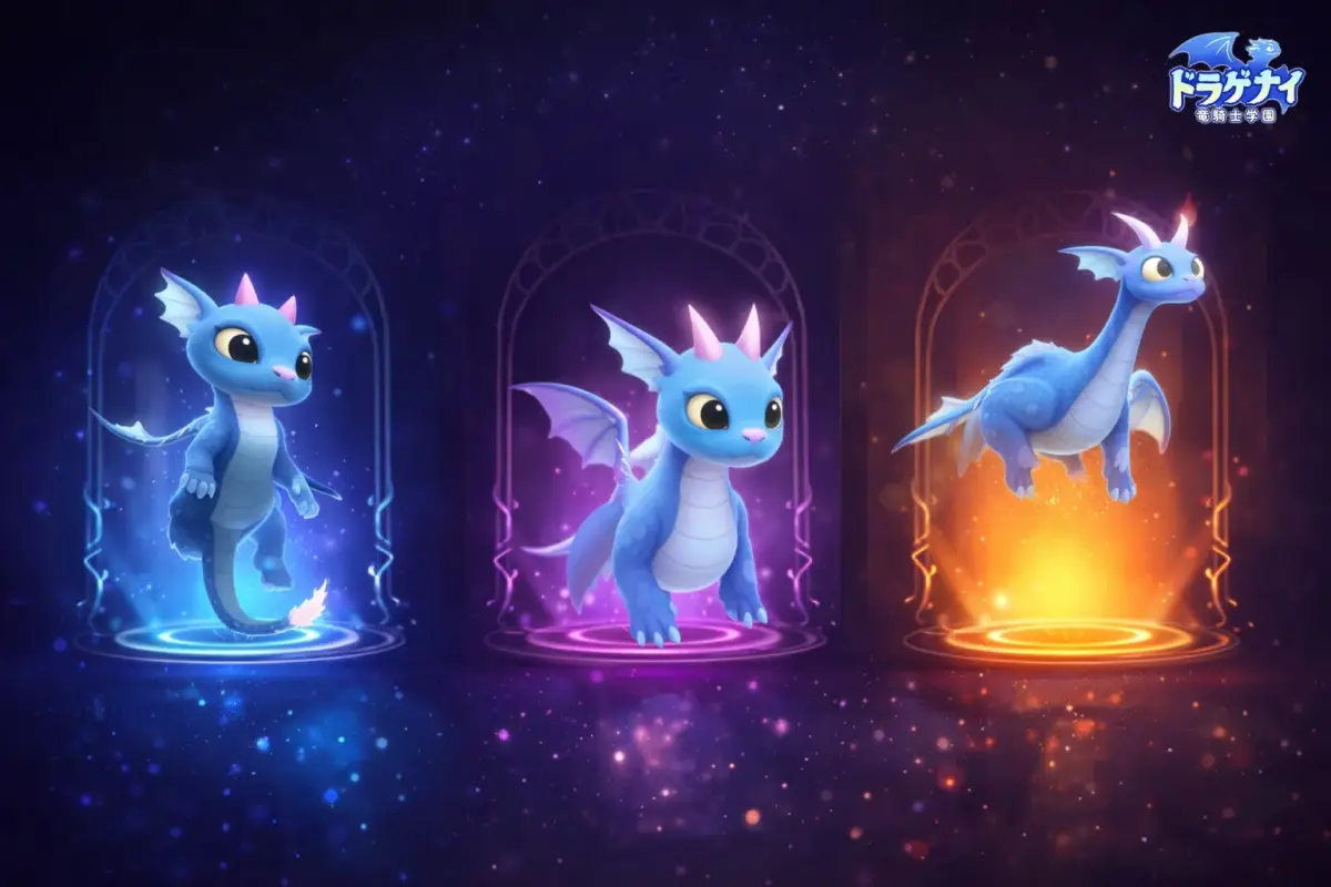 成長を重ねる幼竜