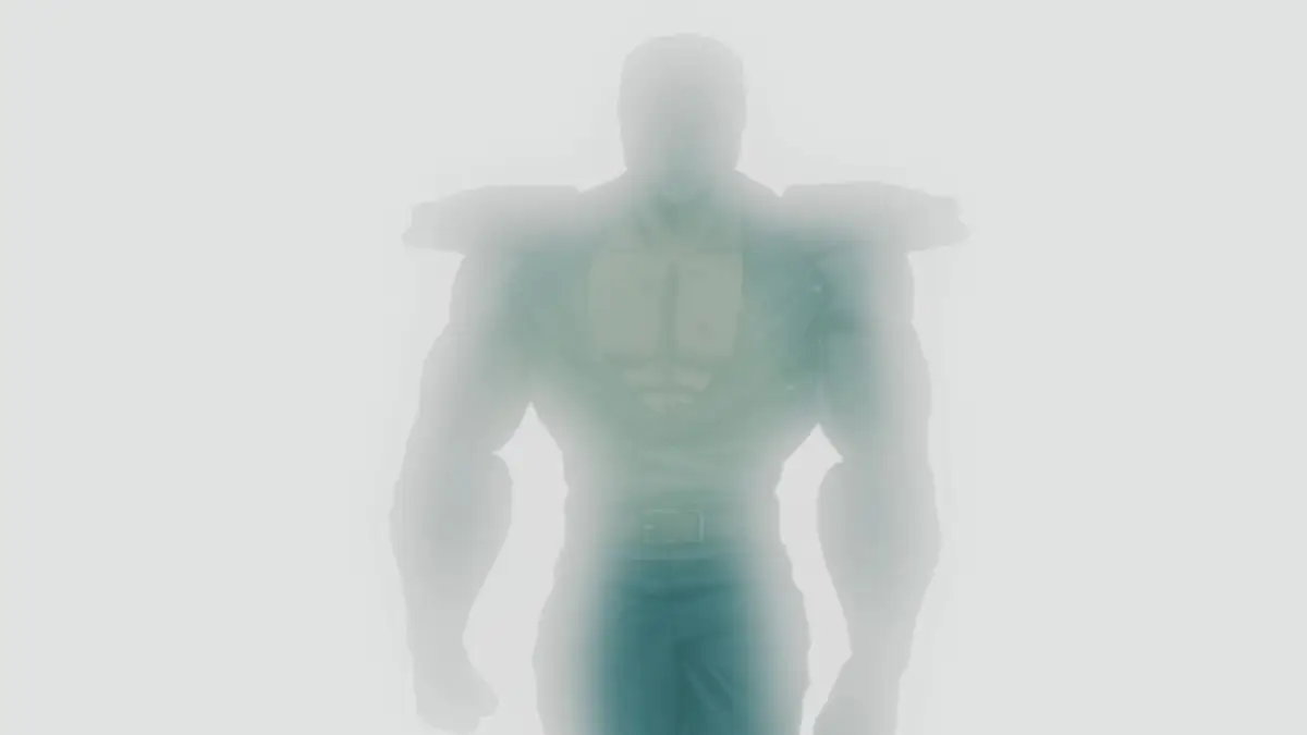 霞の中に立つケンシロウ