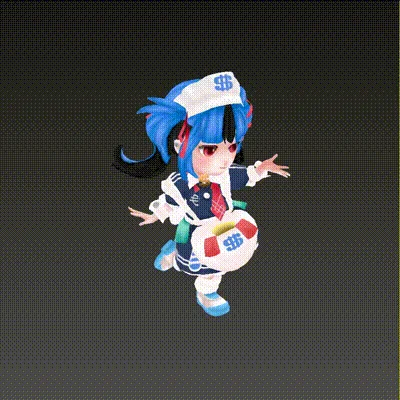 新兎わいゲーム内モーション