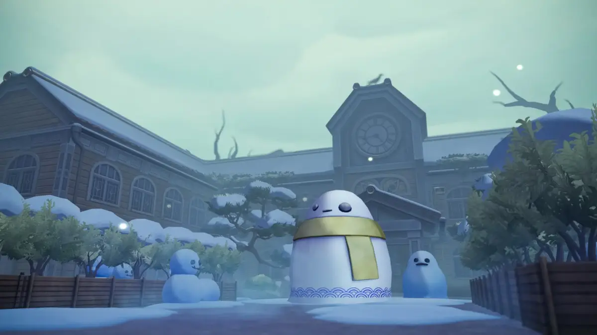 冬模様のオバケノ運動場