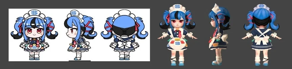 新兎わいキャラクターデザイン