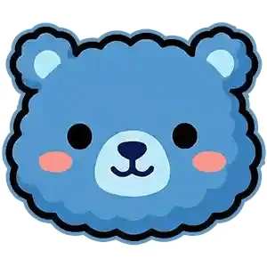 クマの顔のイラスト